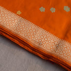 Banarasi Silk Butidar Saree in Orange