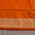 Banarasi Silk Butidar Saree in Orange