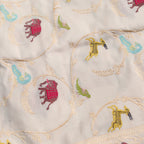 Banarasi Silk Jaal Saree in Ivory