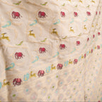 Banarasi Silk Jaal Saree in Ivory