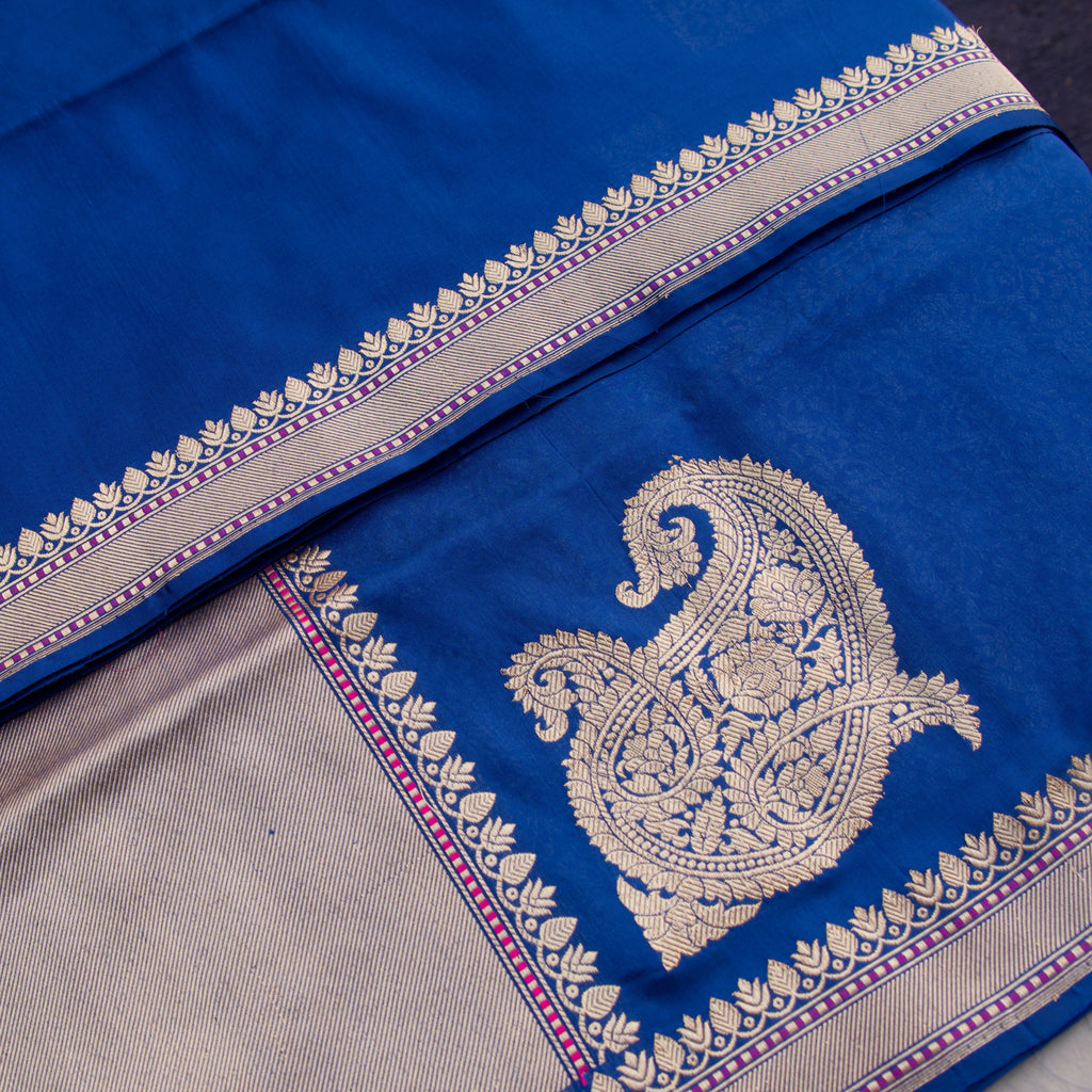 Banarasi Silk Saree in Blue