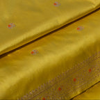 Banarasi Silk Butidar Saree in Yellow
